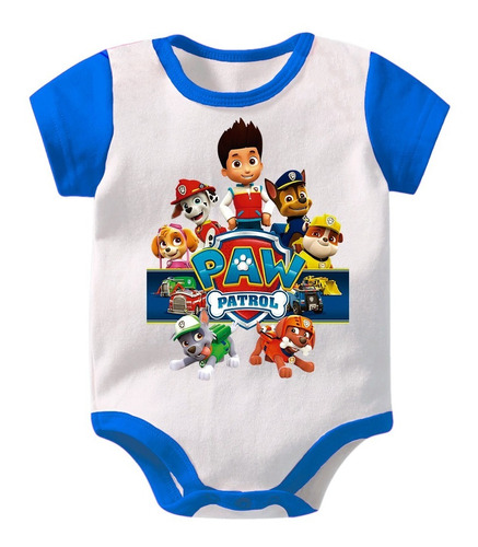 Bodys De Bebe  Personalizado Paw Patrol