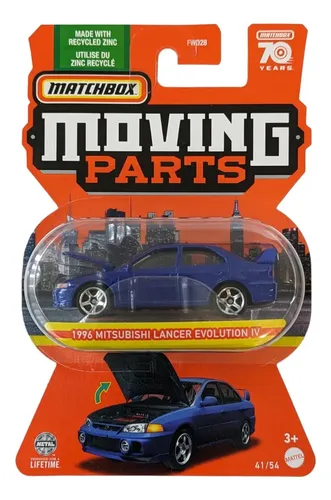 Mitsubishi Lancer Evolution Matchbox Moving Parts Superfast