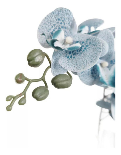 Arranjo De Mesa 4 Flores De Orquideas No Vaso Grande V/cor