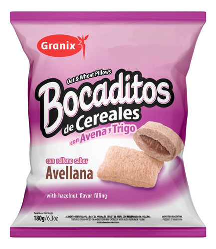 Cereal Granix Bocadito Avellana 180g