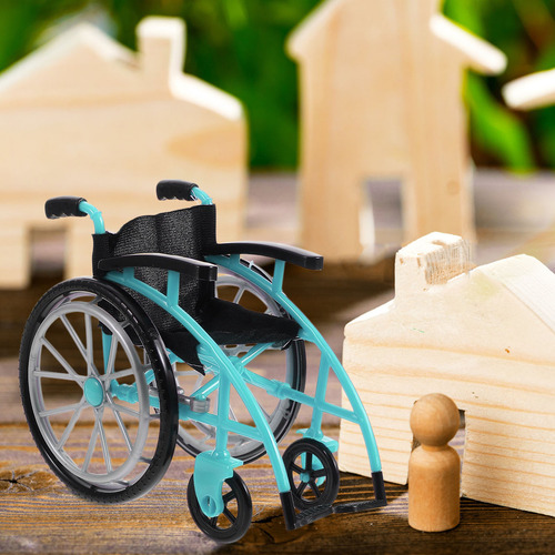 1 Juego De Silla De Ruedas En Miniatura Playset Playset