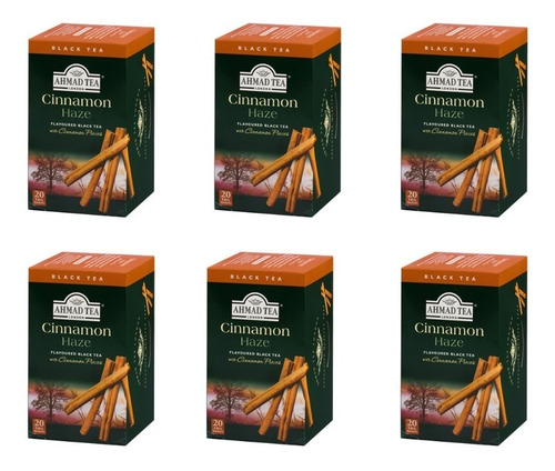 Té Ahmad Tea Cinnamon Haze - Té Negro Canela (pack 6)