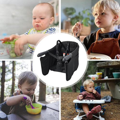 Silla De Comedor Para Bebé Trona Con Gancho Asiento Elevador