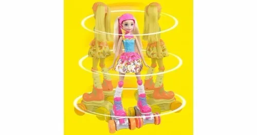 Barbie Mundo Videojuegos Fdn00 Mattel Mu eca Patinadora