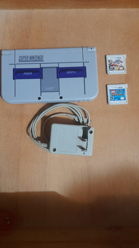 Nintendo 3dsxl Edición Snes + Cargador + 2 Juegos Originales