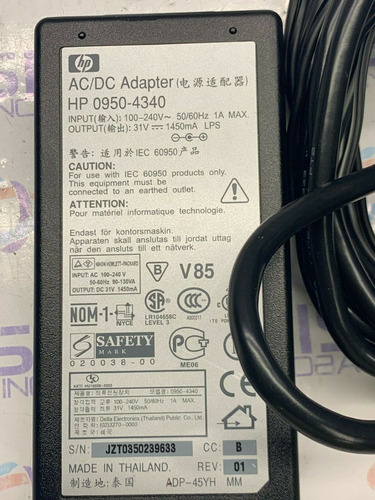 Hp 0950-4340 Ac/dc Adapter Uuv
