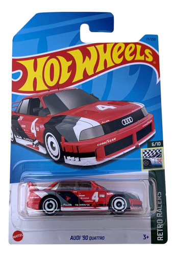 Carrito Hot Wheels Audi 90 Quattro Retro Racers Mattel Nuevo