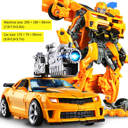 Juguete Modelo Coche Robot De Transformador Manual Para Niño