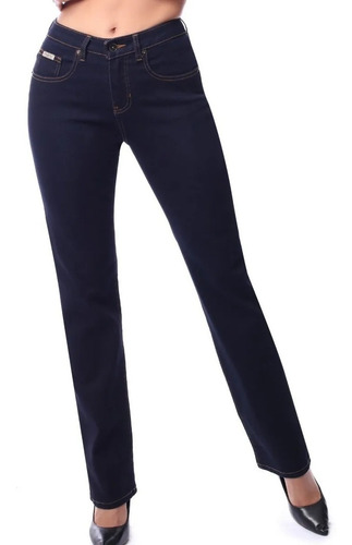 Imagen 4 de 7 de Jeans Dayana Mezclilla Stretch Cintura Alta 009