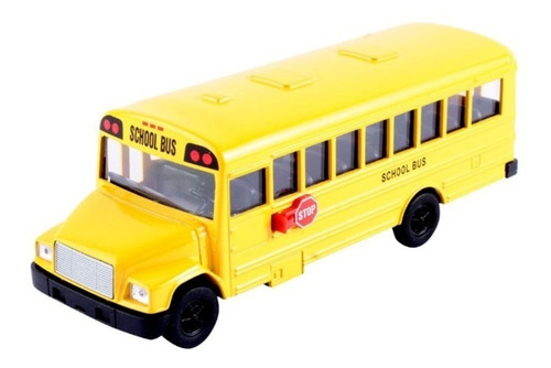 Bus Escolar School Americano Welly 1/32 Metalico