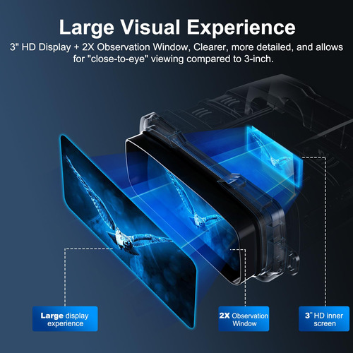 Gafas De Visión Nocturna 4k, Binoculares Ir Potentes