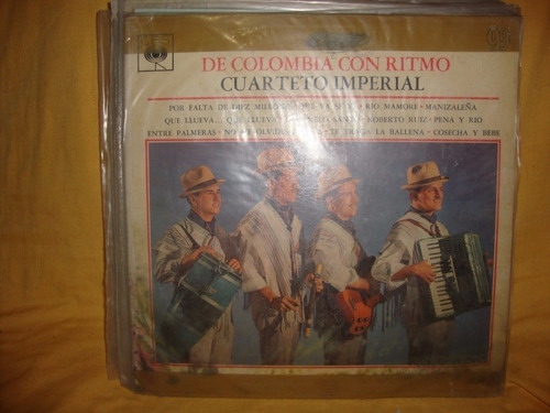 Vinilo Cuarteto Imperial De Colombia Con Ritmo C3