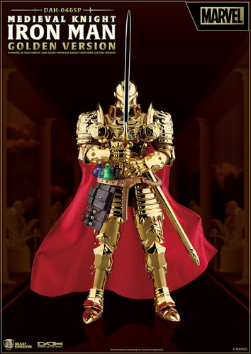 Beast Kingdom Dynamic: Marvel - Caballero Medieval Dorado