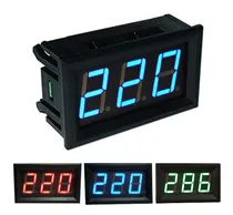 Comprar Kit 30 Voltímetros Digital Led 60v-500v  110v 220v 380v Ac Painel Medidor Energia Elétrica Indústria Residencial Monofás