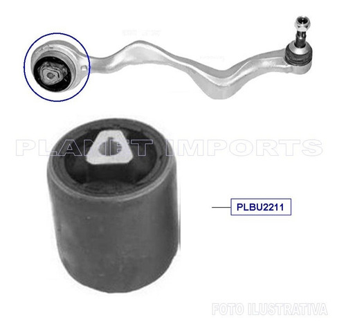 Bucha Braco Suspensao Dianteiro Curvo Bmw 130i 135i - 2006