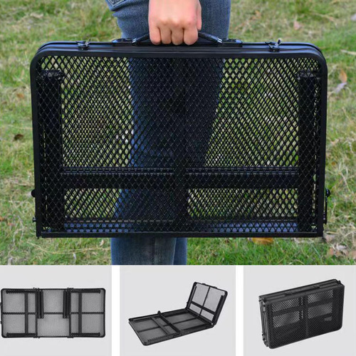 Mesa De Parrilla Plegable De Altura Ajustable Para