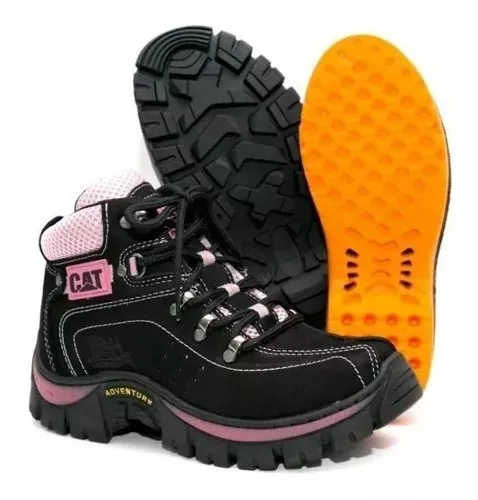 Botas Cat Caterpillar Para Negro Y Rosa | Meses con intereses