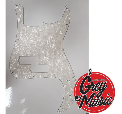 Pickguard Cool Parts Ptp01 Bajo Presicion Blanco Perlado