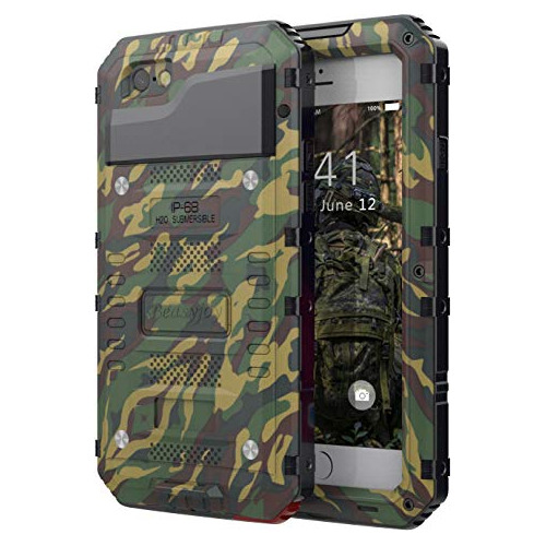 Funda Para iPhone SE 2022/2020 iPhone 7 iPhone 8 Camo Metal