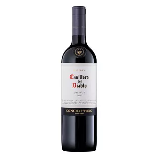 Vinho Chileno Tinto Seco Concha Y Toro Casillero Del Diablo Merlot 750ml