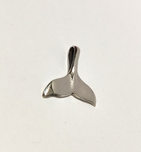 Cola Sirena O Ballena Plata Auténtica Ley 925 Taxco