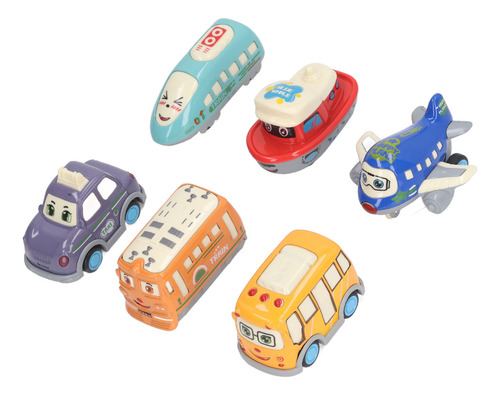 Juego De Coches De Dibujos Animados, 6 Unidades, Modelo Cars