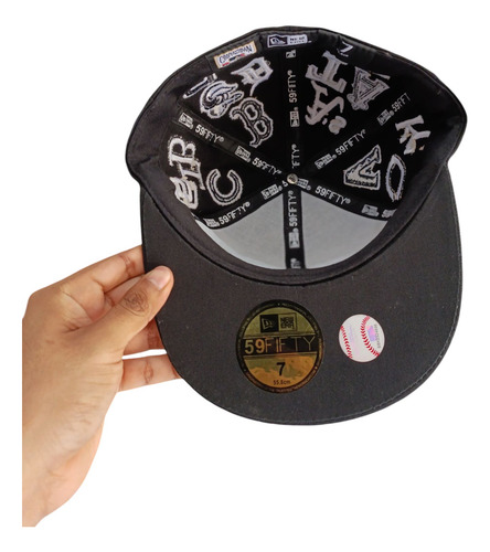 Gorra 59fifty All Over Edición Especial B/n Negro 7