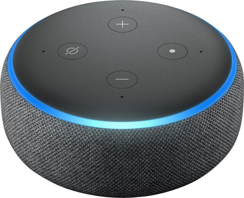 Amazon Echo Dot 3rd Gen Con Asistente Alexa Carbón 110v/240v