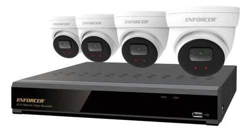 Kit De Nvr Y Cámara Nvr 4k De 4 Canales Sistema Cctv
