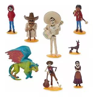 Coco Pixar La Pelicula Play Set Deluxe X 8 Pzas Disney Store