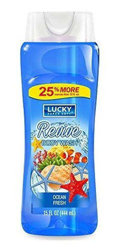 Gel Para Baño Y Ducha - Lucky Super Soft Body Wash, Ocean Fr