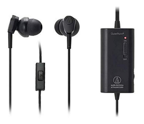 Audio-technica Ath-anc33is - Audífonos Cancelación De Ruido Color Negro