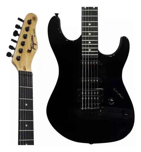 Guitarra Elétrica Tagima TW Series TG-510 Stratocaster Tília Pret...