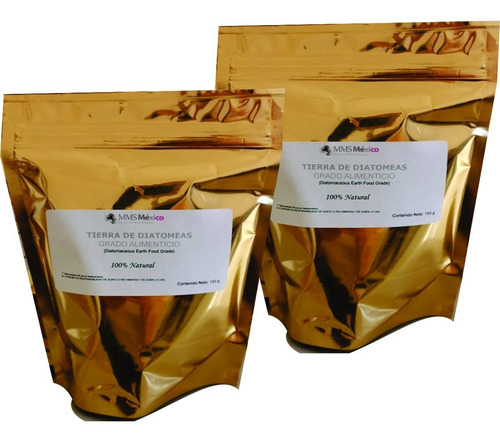 Tierra De Diatomeas Grado Alimenticio. 2 Bolsas 300 Gr.