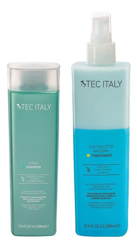 Kit Cabello Maltratado Shampoo Totale Due Faccetta Tec Italy