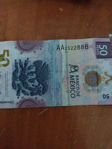 Billete 50 Triple8