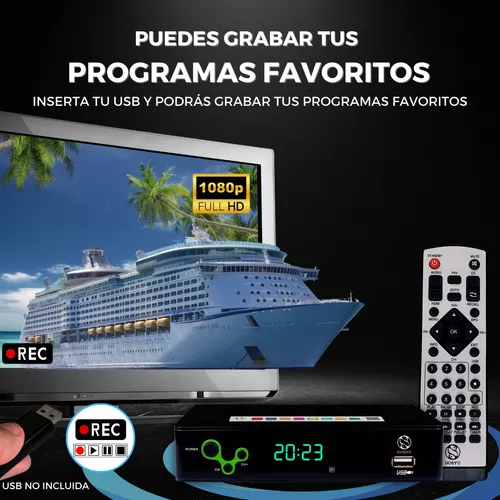 Decodificador Digital TV Convertidor 1080p TV FULL HD DOSYU DY-ATC-03A