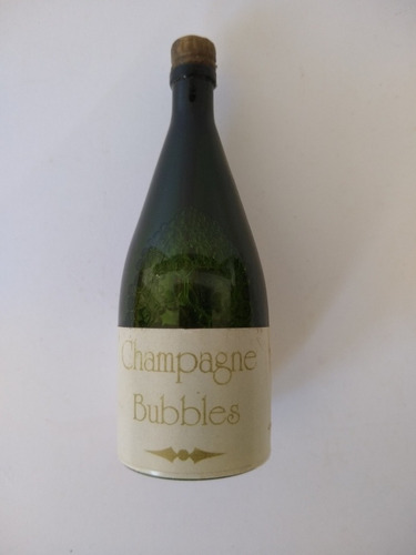 Botella Pequeña De Champagne Bubbles Con Contenido 