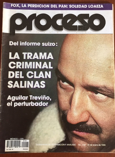 Proceso 1161 Ene 31/1999 La Trama Criminal Del Clan Salinas