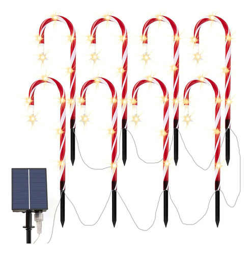 Luz Solar De Ratán Con Forma De Copo De Nieve Para Navidad