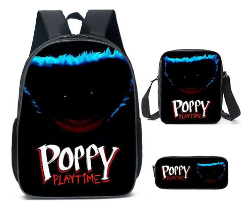Set De 3 Mochilas Escolares Poppu Playtime