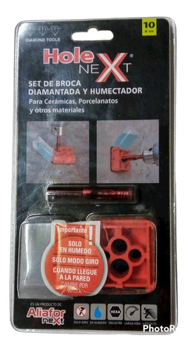 Set Broca Diamantada Y Humectador, Holex, Bda-s10