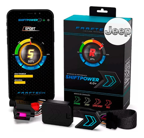 Shiftpower Novo 4.0 Chip Acelerador Plug Play Bluetooth