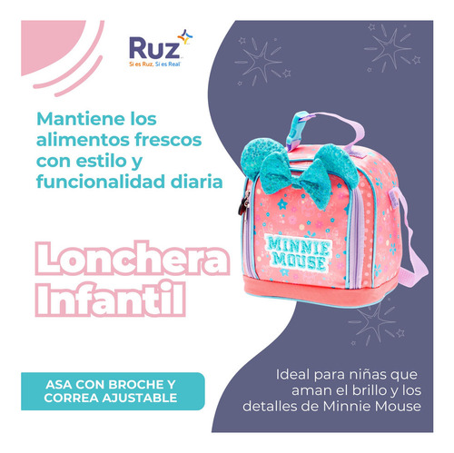 Lonchera Infantil Disney Minnie Mouse 4 L