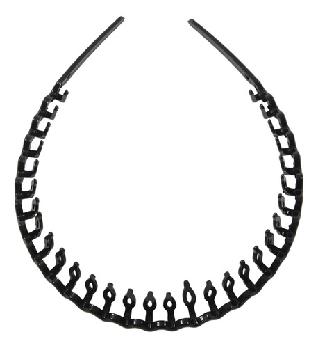 Diadema De Plástico Con Forma De Peine De Dientes, 3 Unidade