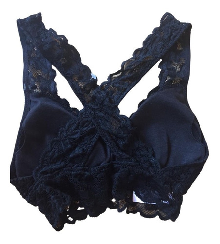 Bralette Negro Sensual Cruzado No Boundaries Wm1727