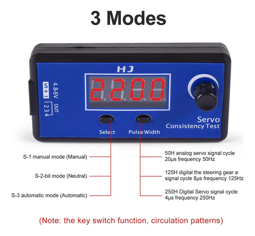 Probador De Servos, Hasta 4 Servos, Esc, Servo Tester (Usado)