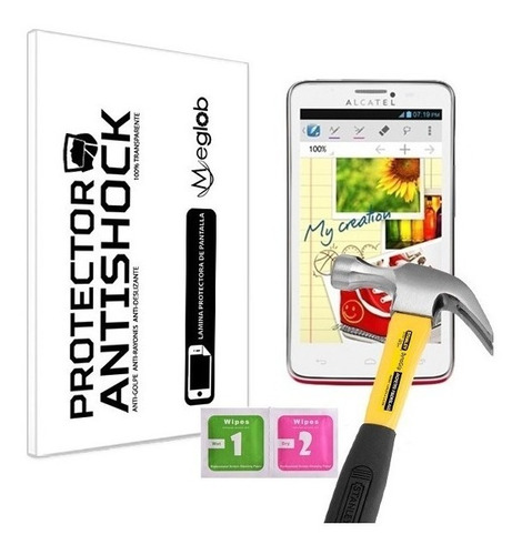 Protector Pantalla Antishock Alcatel One Touch Scribe Easy