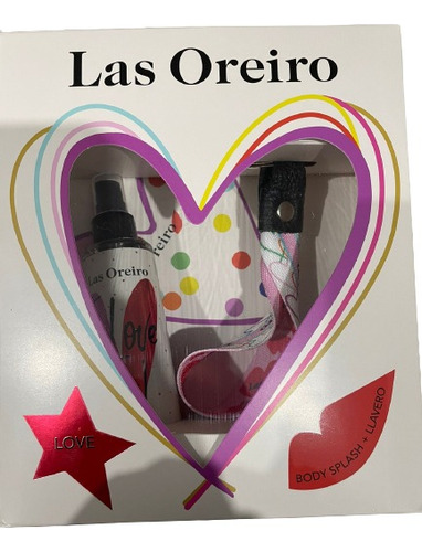 Las Oreiro Love Body Splash 100 Ml + Llavero- Caja