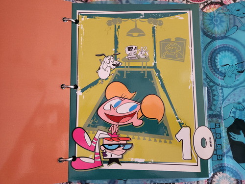 Carpeta 3 Ganchos Cartoon Network N° 3 Con Separadores (Usado)